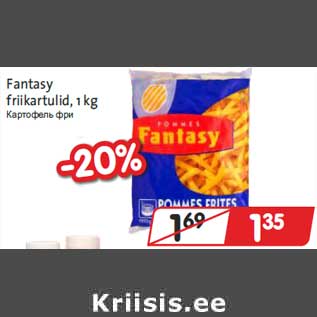 Allahindlus - Fantasy friikartulid, 1 kg