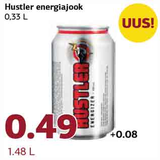 Allahindlus - Hustler energiajook 0,33 L