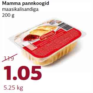 Allahindlus - Mamma pannkoogid maasikalisandiga 200 g