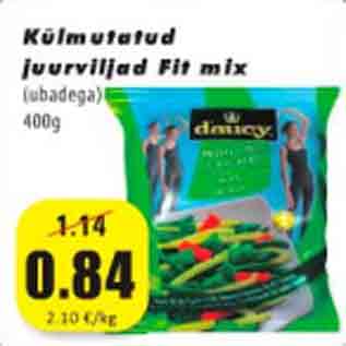 Allahindlus - Külmutatud juurviljad Fit mix (ubadega) 400 g