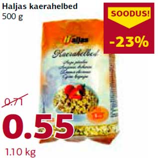 Allahindlus - Haljas kaerahelbed 500 g