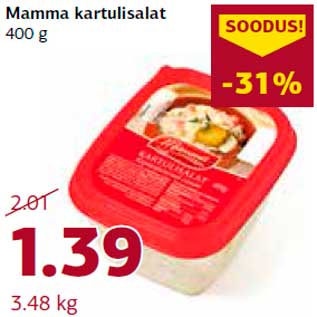 Allahindlus - Mamma kartulisalat 400 g