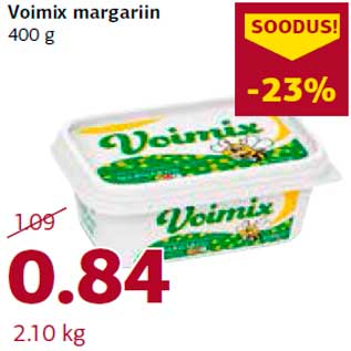 Allahindlus - Voimix margariin 400 g