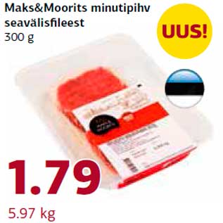 Allahindlus - Maks&Moorits minutipihv seavälisfileest 300 g