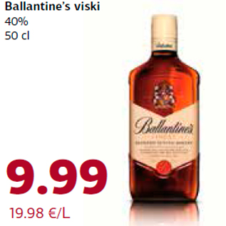 Allahindlus - Ballantine’s viski