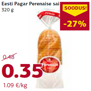 Allahindlus - Eesti Pagar Perenaise sai 320 g