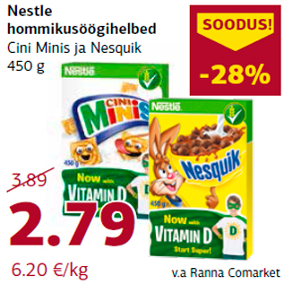 Allahindlus - Nestle hommikusöögihelbed