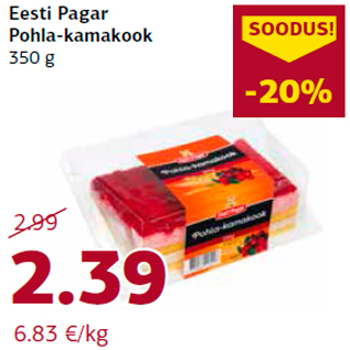 Allahindlus - Eesti Pagar Pohla-kamakook 350 g