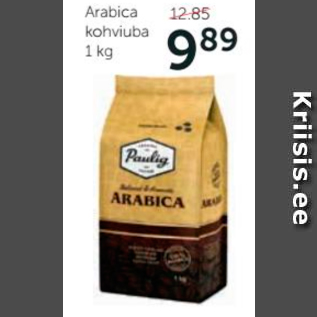 Allahindlus - Arabika kohviuba 1 kg