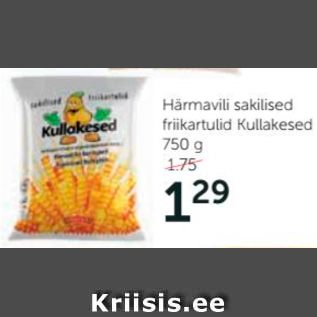 Allahindlus - Härmavili sakilised friikartulid Kullakesed 750 g