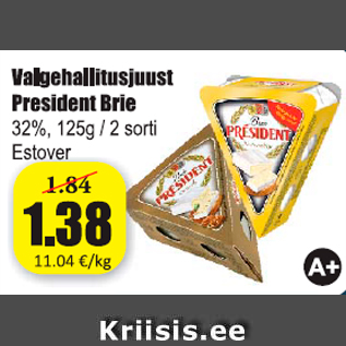 Allahindlus - Valgehallitusjuust President Brie