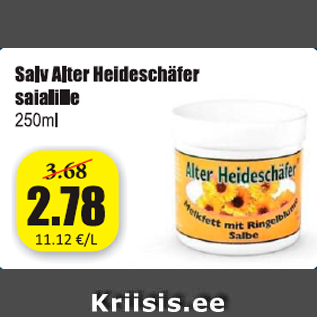 Allahindlus - Salv Alter Heideschäfer saialille 250 ml