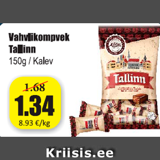 Allahindlus - Vahvlikompvek Tallinn