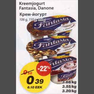 Allahindlus - Kreemjogurt Fantasia, Danone