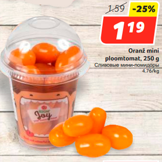 Allahindlus - Oranž mini ploomtomat, 250 g