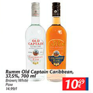 Allahindlus - Rumm Old Captain Caribbean