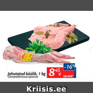 Allahindlus - Jahutatud küülik, 1 kg