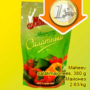 Allahindlus - Maheev salatimajonees, 380 g