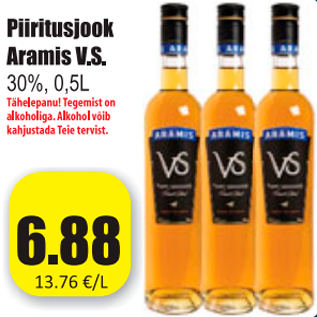 Allahindlus - Piiritusjook Aramis V.S.