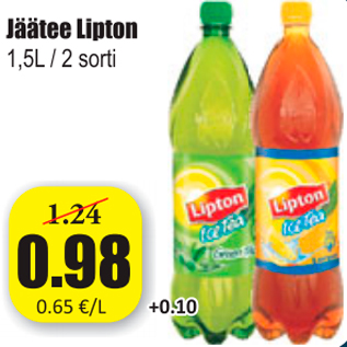 Allahindlus - Jäätee Lipton