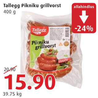 Allahindlus - Tallegg Pikniku grillvorst