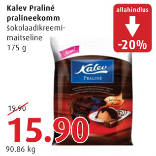 Allahindlus - Kalev Praline pralineekomm