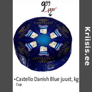 Allahindlus - •Castello Danish Blue juust, kg