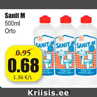 Allahindlus - Sanit M, 500 ml Orto