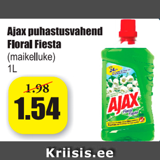 Allahindlus - Ajax puhastusvahend Floral Fiesta