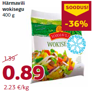 Allahindlus - Härmavili wokisegu 400 g