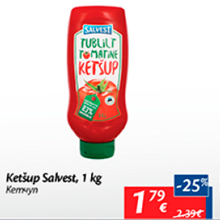 Allahindlus - Ketšup Salvest, 1 kg