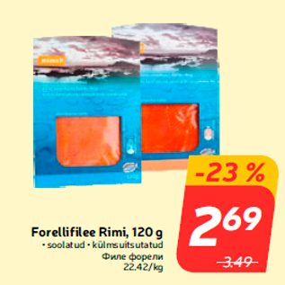 Allahindlus - Forellifilee Rimi, 120 g