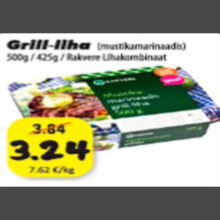 Allahindlus - Grill-liha mustikamarinaadis Rakvere Lihakombinaat