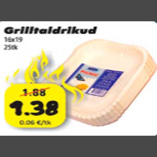 Allahindlus - Grilltaldrikud