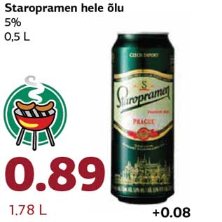 Allahindlus - Staropramen hele õlu