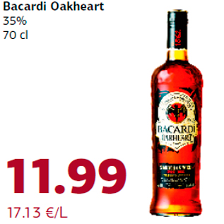 Allahindlus - Bacardi Oakheart