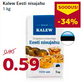 Allahindlus - Kalew Eesti nisujahu 1 kg