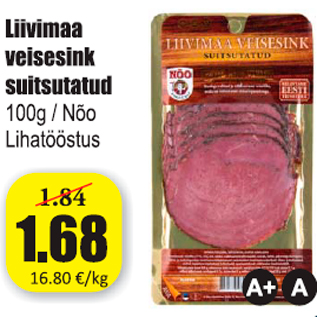 Allahindlus - Liivimaa veisesink suitsutatud