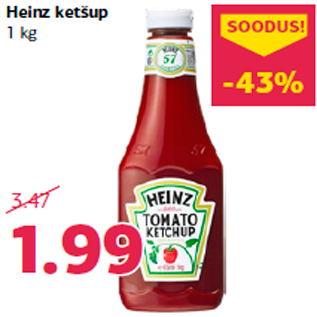 Allahindlus - Heinz ketšup 1 kg