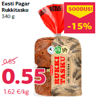 Allahindlus - Eesti Pagar Rukkitasku 340 g