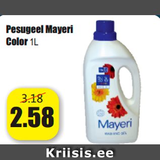 Allahindlus - Pesugeel Mayeri Color 1L