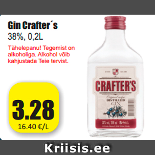 Allahindlus - Gin Crafter´s