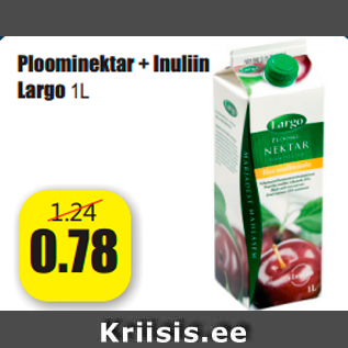 Allahindlus - Ploominektar + Inuliin Largo 1L