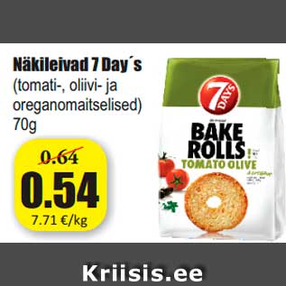 Allahindlus - Näkileivad 7 Day´s