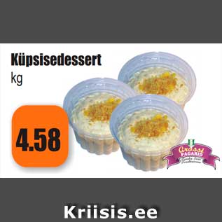 Allahindlus - Küpsisedessert kg