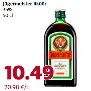 Allahindlus - Jägermeister liköör