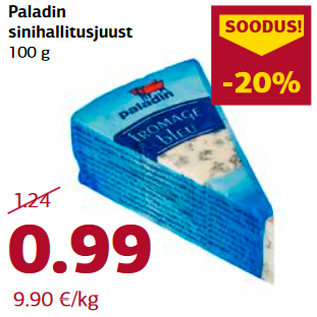 Allahindlus - Paladin sinihallitusjuust 100 g