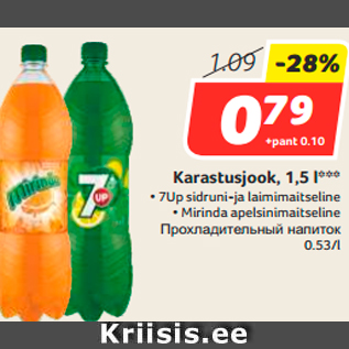 Allahindlus - Karastusjook, 1,5 l***