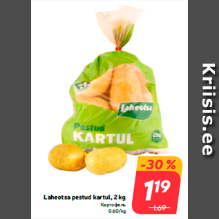 Allahindlus - Laheotsa pestud kartul, 2 kg