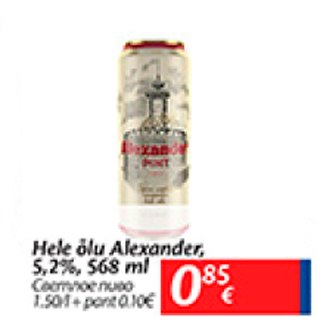 Allahindlus - Hele õlu Alexander